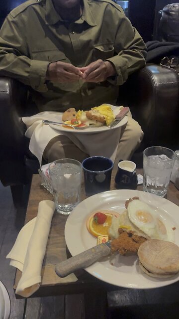 Men’s fellowship breakfast……know who you labour amongst