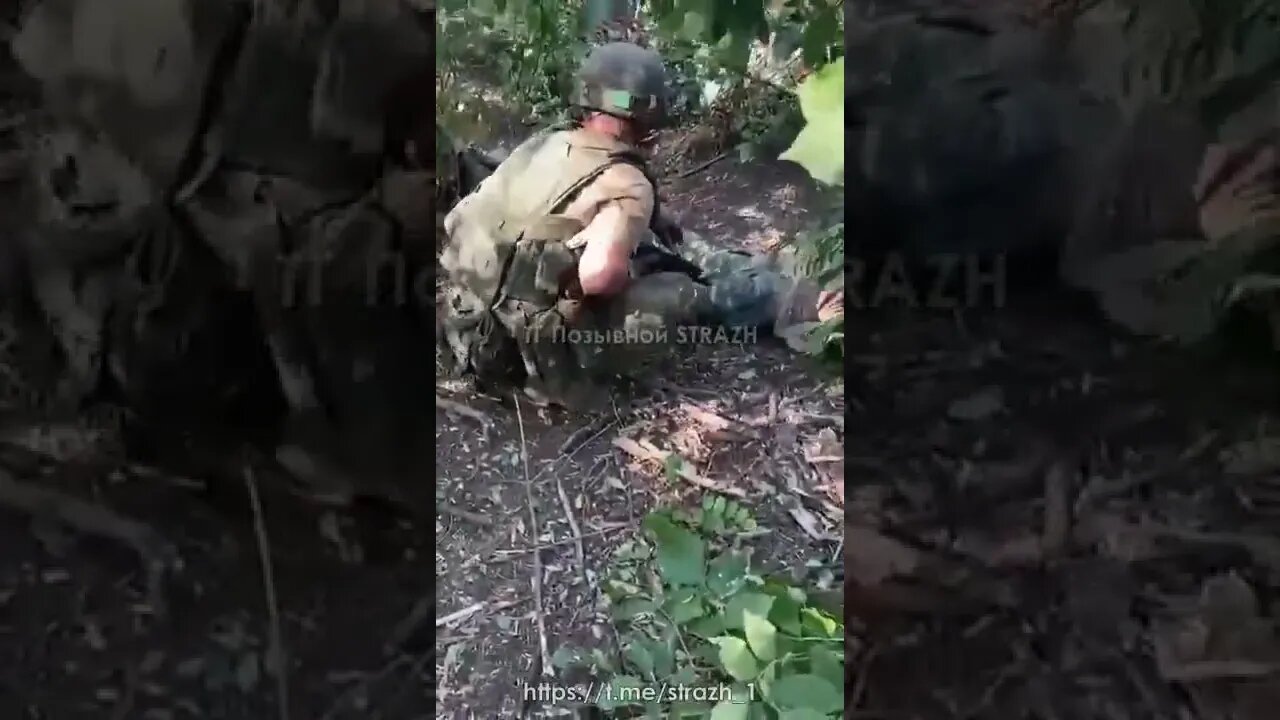 Russian troops capture Ukranian soldiers