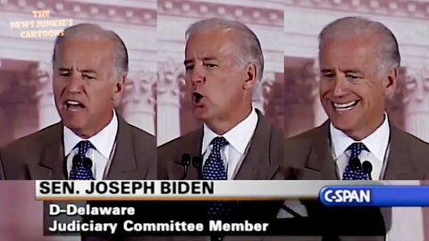 2005: Younger but essentially the same Biden.