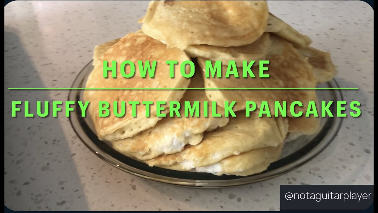 How to make fluffy pancakes