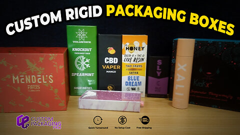 Custom Rigid Packaging Boxes