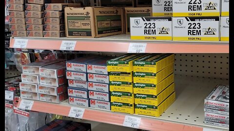 Ammo Shortage Update !! Its on the SHELF with NO line.. Crazy