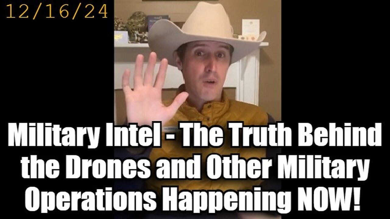 Derek Johnson: Military Intel - The Truth Behind the Drones and Other Military Ops Happening NOW!