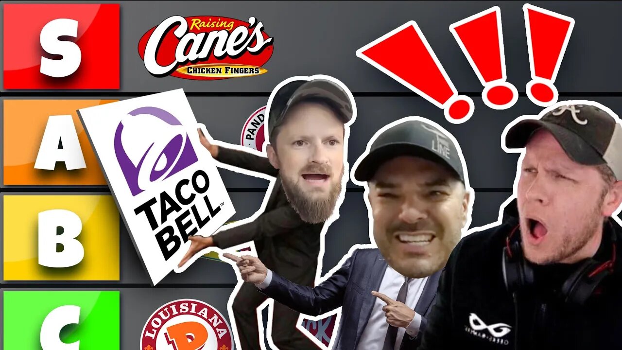 The ULTIMATE Fast Food Tier List