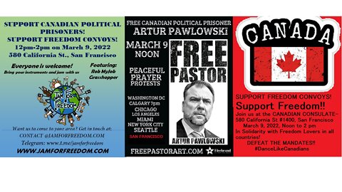 Support Canada Freedom Convoys Free Political Prisoners