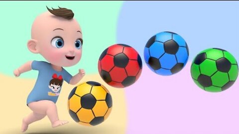 Colour Balls & Sing a Song! Finger Family Nursery Rhymes!Baby and Kids Songs.HD