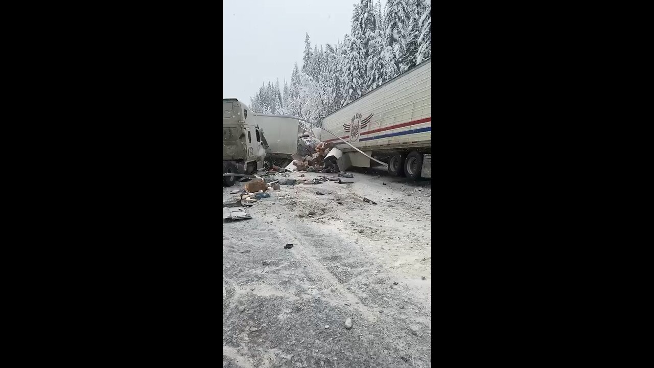 BC Highway 1 Accident