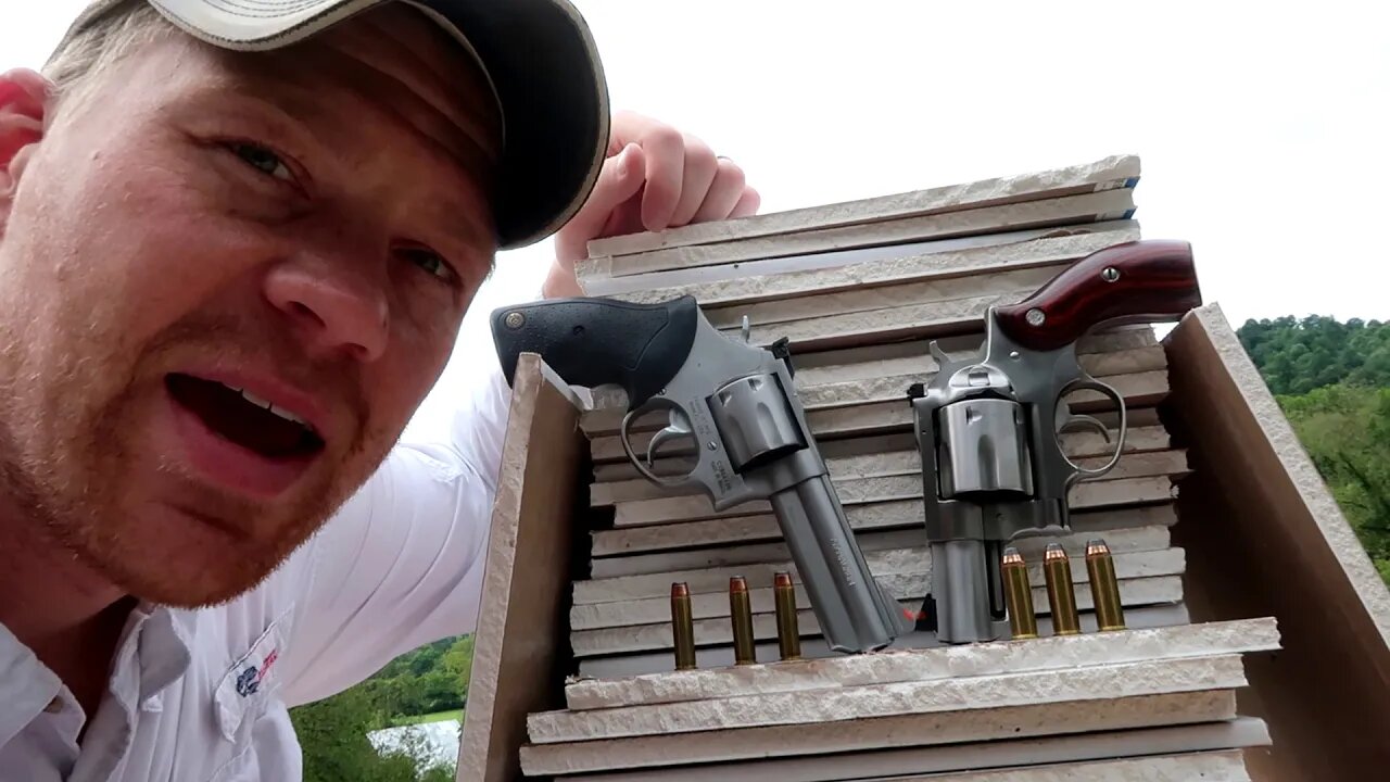 .357 mag vs .44 mag - Drywall Test