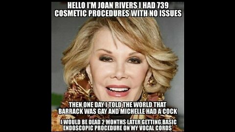 **OH SH*T! MICHELLE PISSED! PROOF JOAN RIVERS KNEW! The Truth Behind Barack Obama Secretly Being Gay