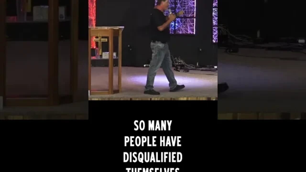 People have disqualified themselves #sermon #sermonclip #church #prophecy #setfree #God #Jesus