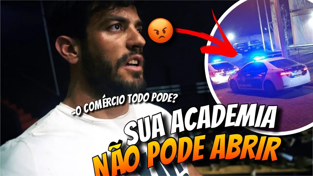 FISCALIZAÇÃO FECHOU MINHA ACADEMIA *vontade de desistir...*