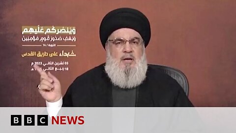 Hezbollah leader says Hamas attacks on Israel were '100% Palestinian' - BBC News