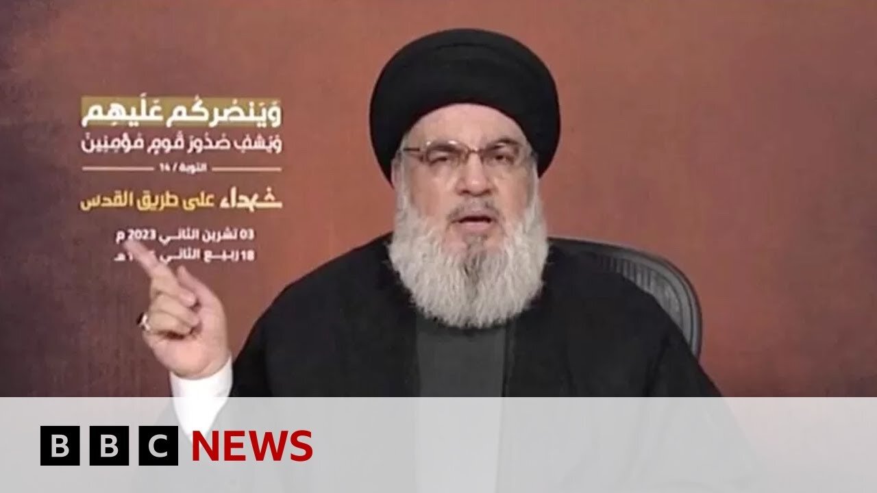 Hezbollah leader says Hamas attacks on Israel were '100% Palestinian' - BBC News