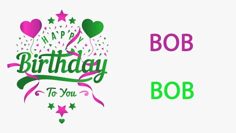 Happy Birthday to Bob - Hindi Birthday Wish From Birthday Bash