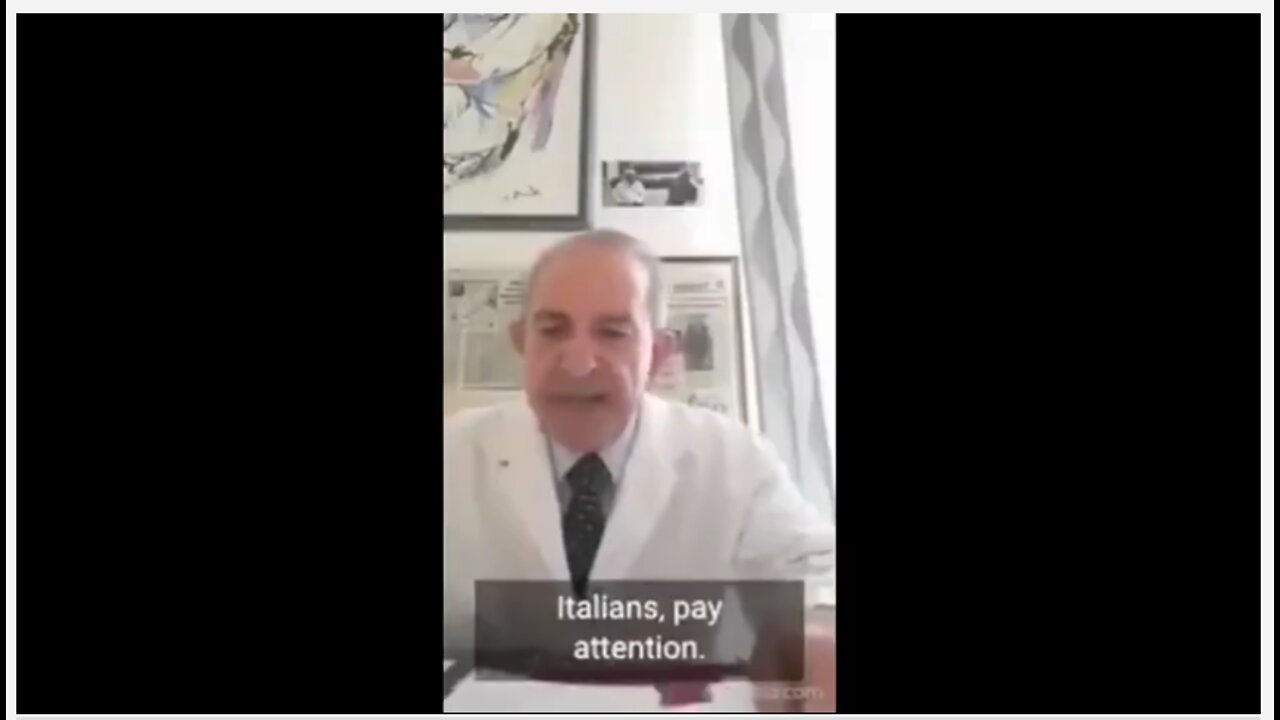 DR. PETRELLA IS BEING ATTACKED BY THE EVILS IN ITALY AND MAKES A PLEA TO THE ITALIANS