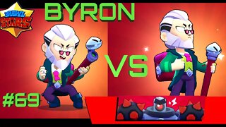 BYRON, POCO E PENNY VS ROBÔ CHEFÃO DIF. NORMAL Brawl stars #69