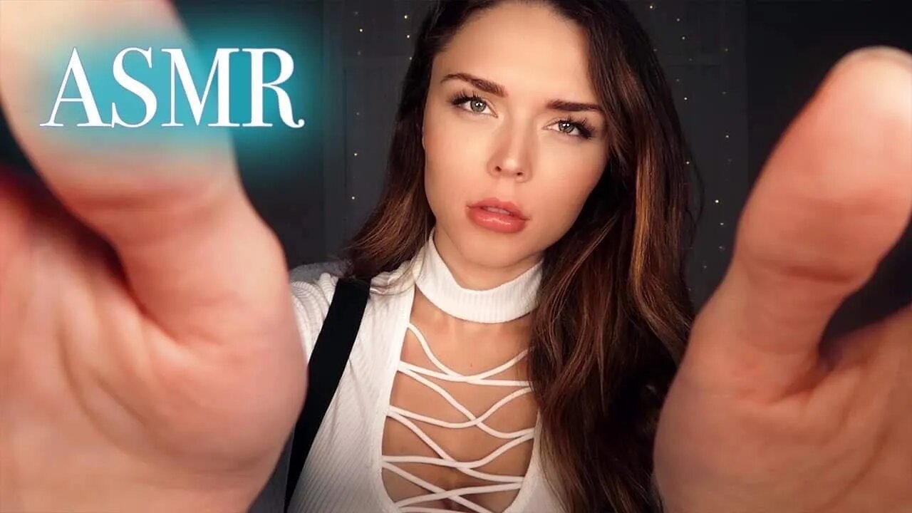 ASMR to help with Anxiety (positive affirmations, face touching, hand movements)