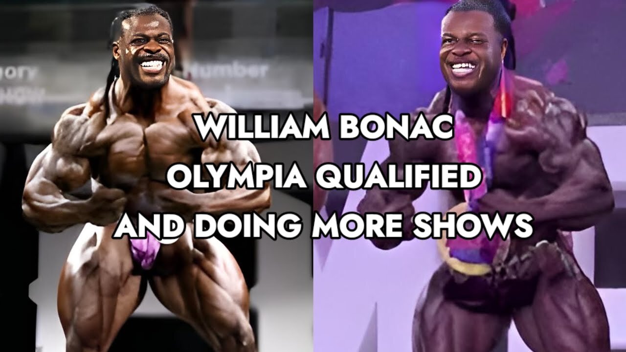 WILLIAM BONAC, OLYMPIA BOUND - DOING MORE SHOWS