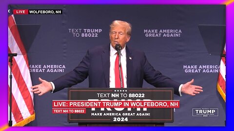 PRESIDENT TRUMP IN WOLFEBORO, NH - OCTOBER 9, 2023