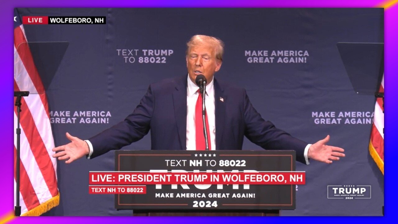 PRESIDENT TRUMP IN WOLFEBORO, NH - OCTOBER 9, 2023