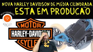 Nova Harley Davidson de Média Cilindrada está em PRODUÇÃO