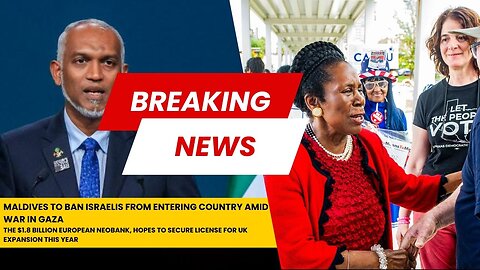 Breaking News: Maldives to Ban Israelis Amid Gaza War! 🚨
