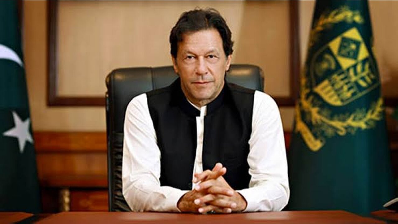 Imran Khan talk with friend