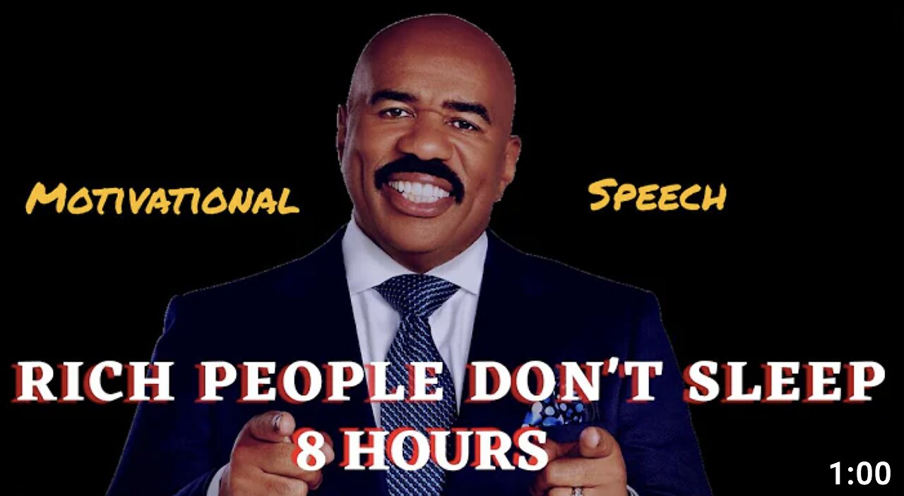 Best Motivational Speech - Pressure On Your Life (Steve Harvey) | RICH PEOPLE DON'T SLEEP 8 HOURS