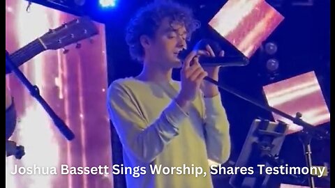 Joshua Bassett Shares Christian Testimony, Leads Worship in LA