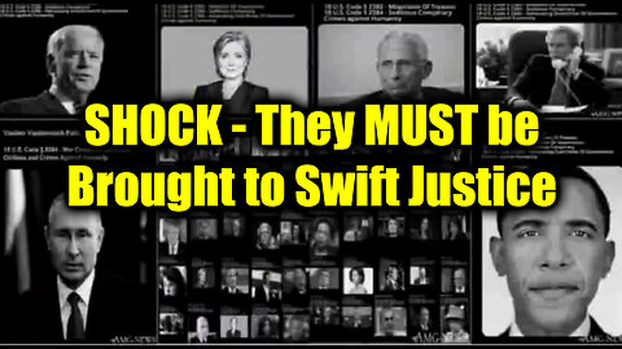 Shocking Video - They Are all ENEMIES of the American People and MUST be Brought to Swift Justice>>