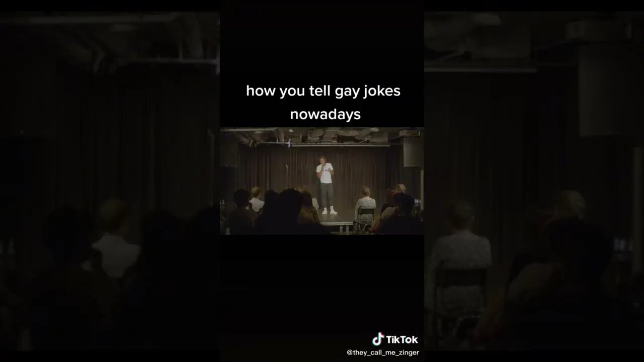 How to tell a gay joke (in case it's not funny)