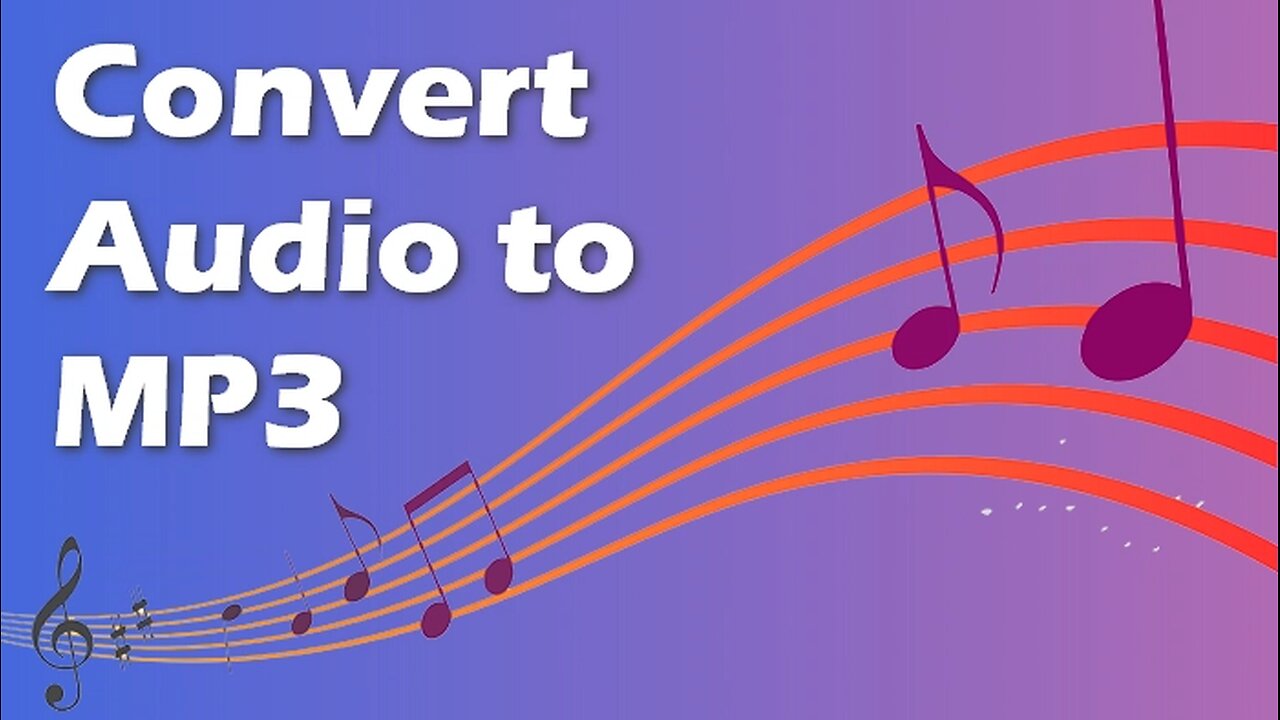 How to Convert Any Audio to MP3 (Free)