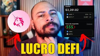 QUANTO LUCREI EM 1 SEMANA DE DEFI NA UNISWAP V3