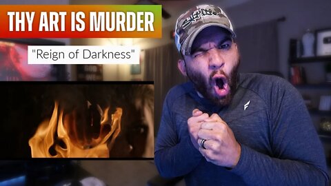 THY ART IS MURDER - Reign Of Darkness (OFFICIAL VIDEO)- REACTION!!!