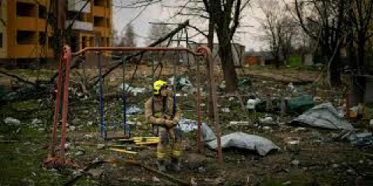 The beginning of the war in Ukraine. February 2022 beginning.