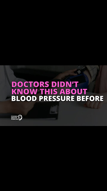 Doctors Didn’t Know This About Blood Pressure Before