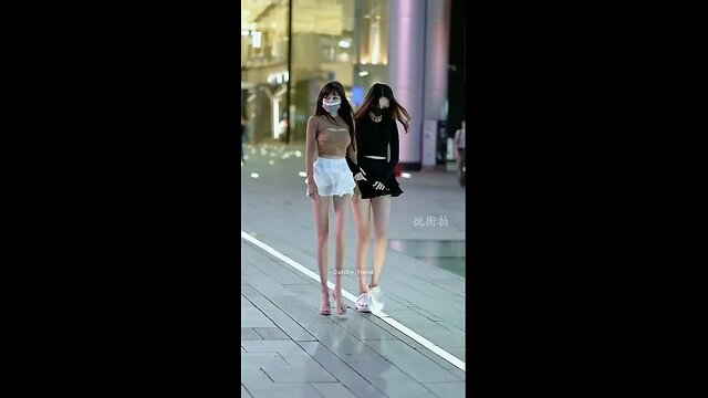 beautiful girl chinese street fashion style #chinesefashion #mejoresstreetfashion #shorts