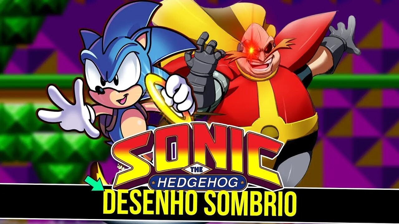 Desenho assustador do Sonic ?! - Sonic X - Sonic Sat4M