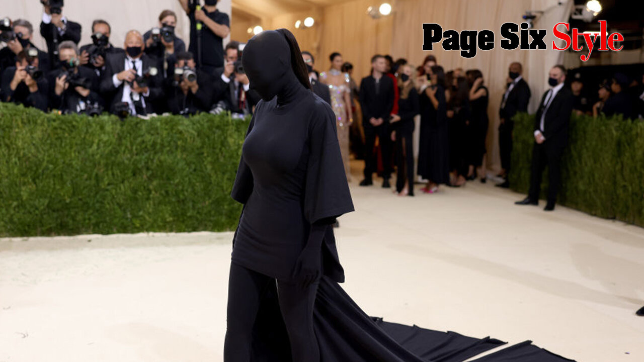 Kim Kardashian at the Met Gala 2021