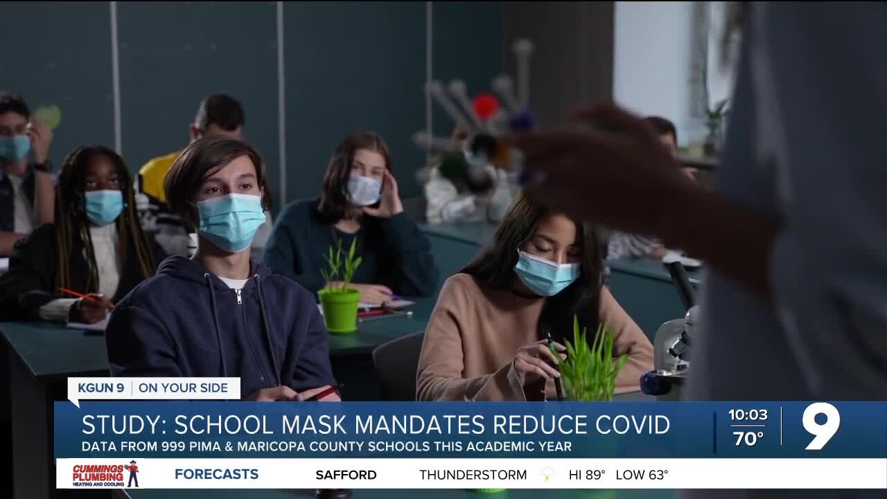 AZ Study: outbreaks 3.5 times more likely at schools without mask mandates