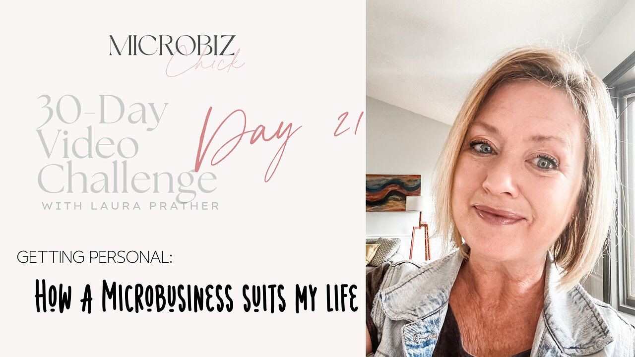 30-Day Video Challenge, Day 21: How a Microbusiness suits my life