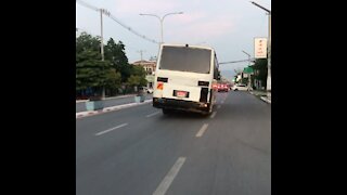 A Messed up Bus in Burma