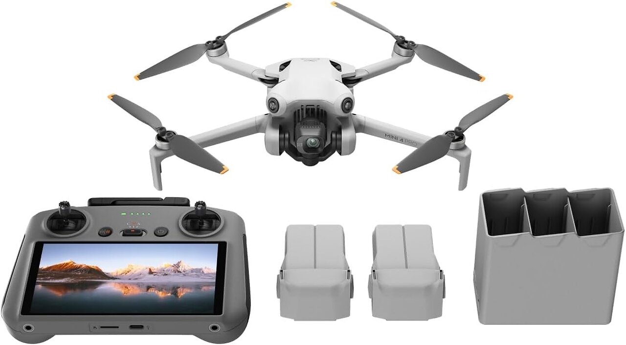 DJI Mini 4 Pro Fly More Combo Plus with DJI RC 2 (Screen Remote Controller)