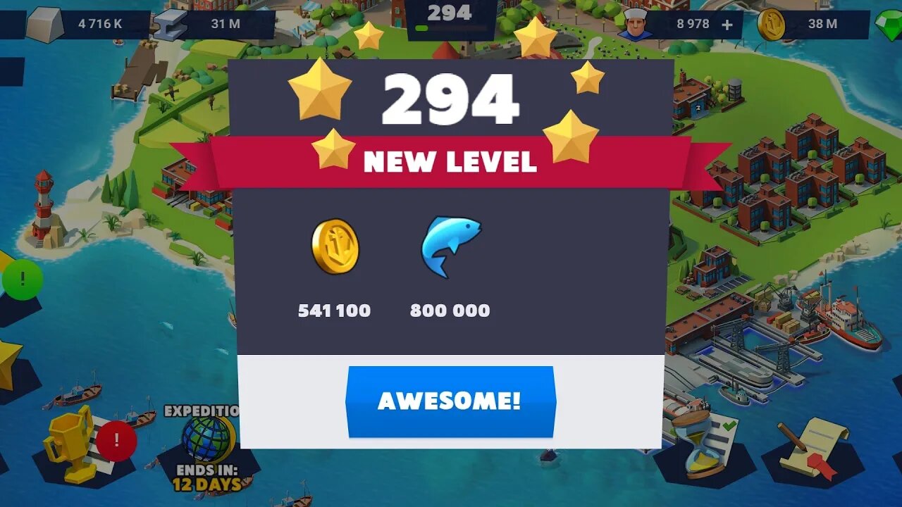 Seaport Level 293 gameplay