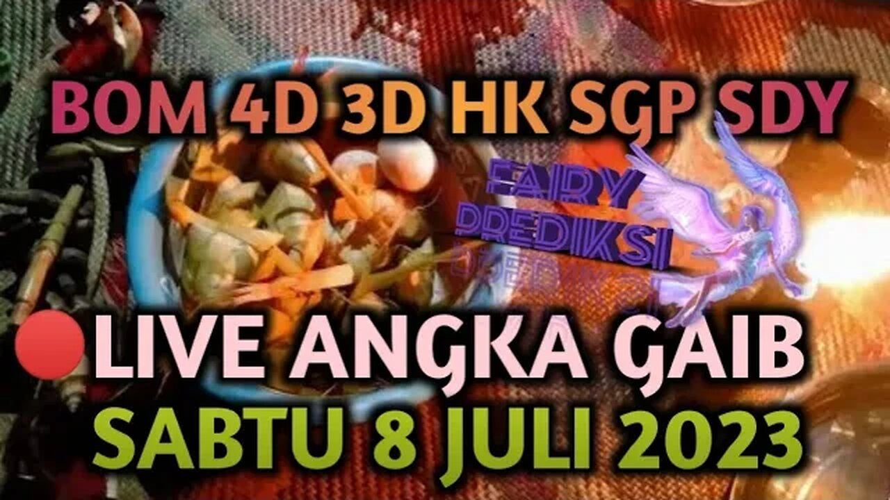 🔴 LIVE ANGKA GAIB SABTU 8 JULI 2023 ANGKA TUNGGAL HK SDY SGP