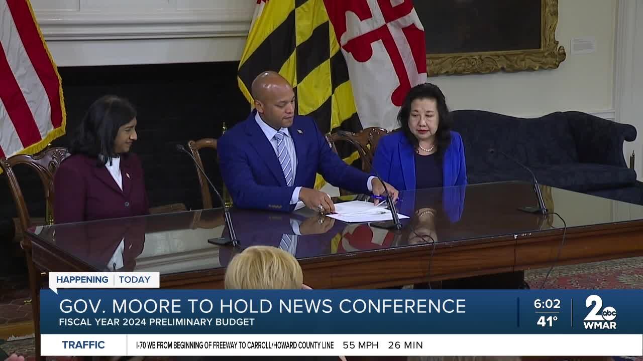 Governor Moore presents his budget plan for fiscal year 2024