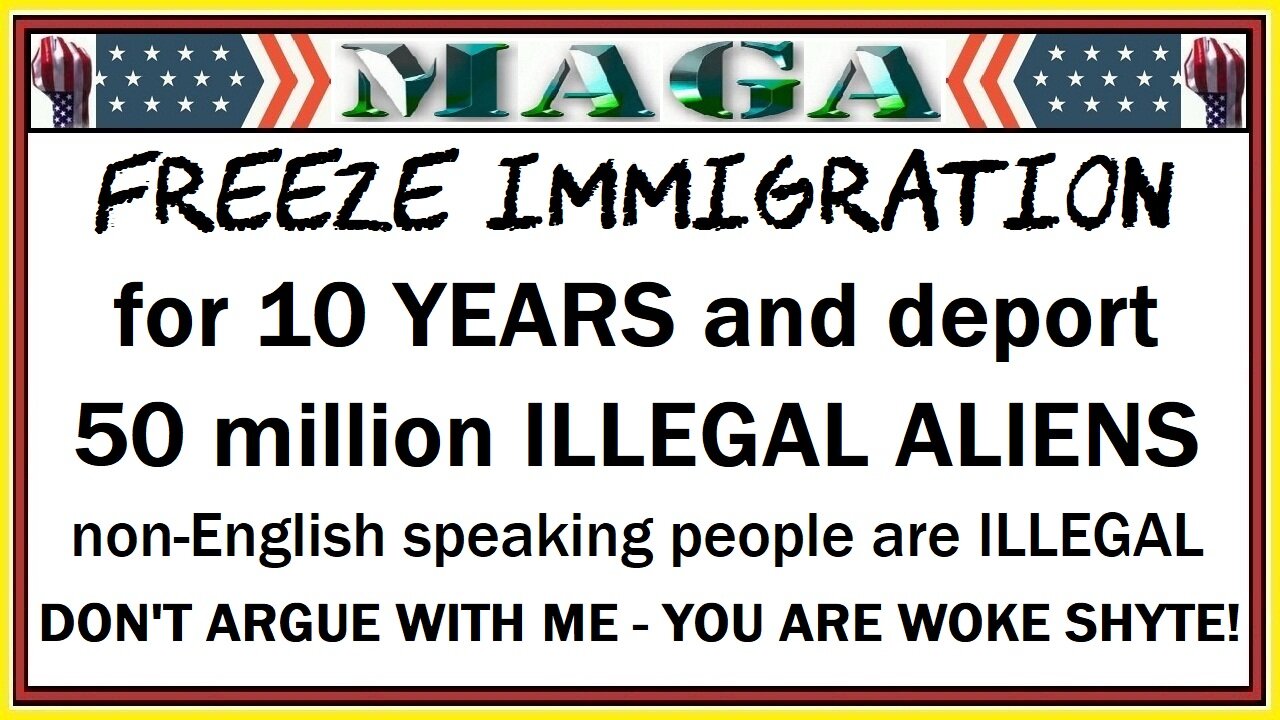 don't touch the food - FREEZE WOKE SHYTE IMMIGRATION & DEPORT ILLEGALS