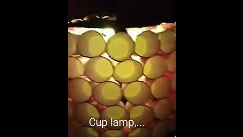 Cup lamp At home....