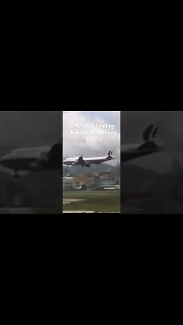 #kaitak #aviationlover #aviation #airplane #generalaviation #eaa #hongkong #747 #1990s #flying
