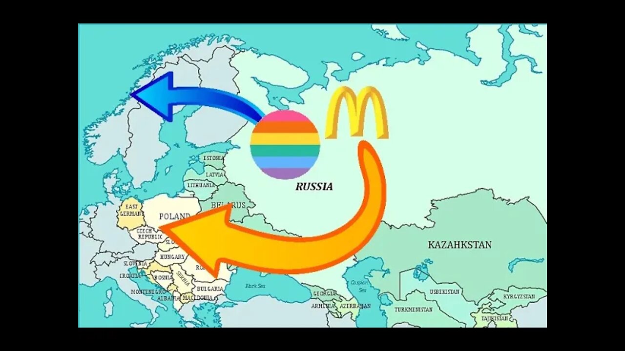 LGTBQP and McDonald's LEAVE RUSSIA out of protest for the Ukraine Operation. Will Russia recover ??